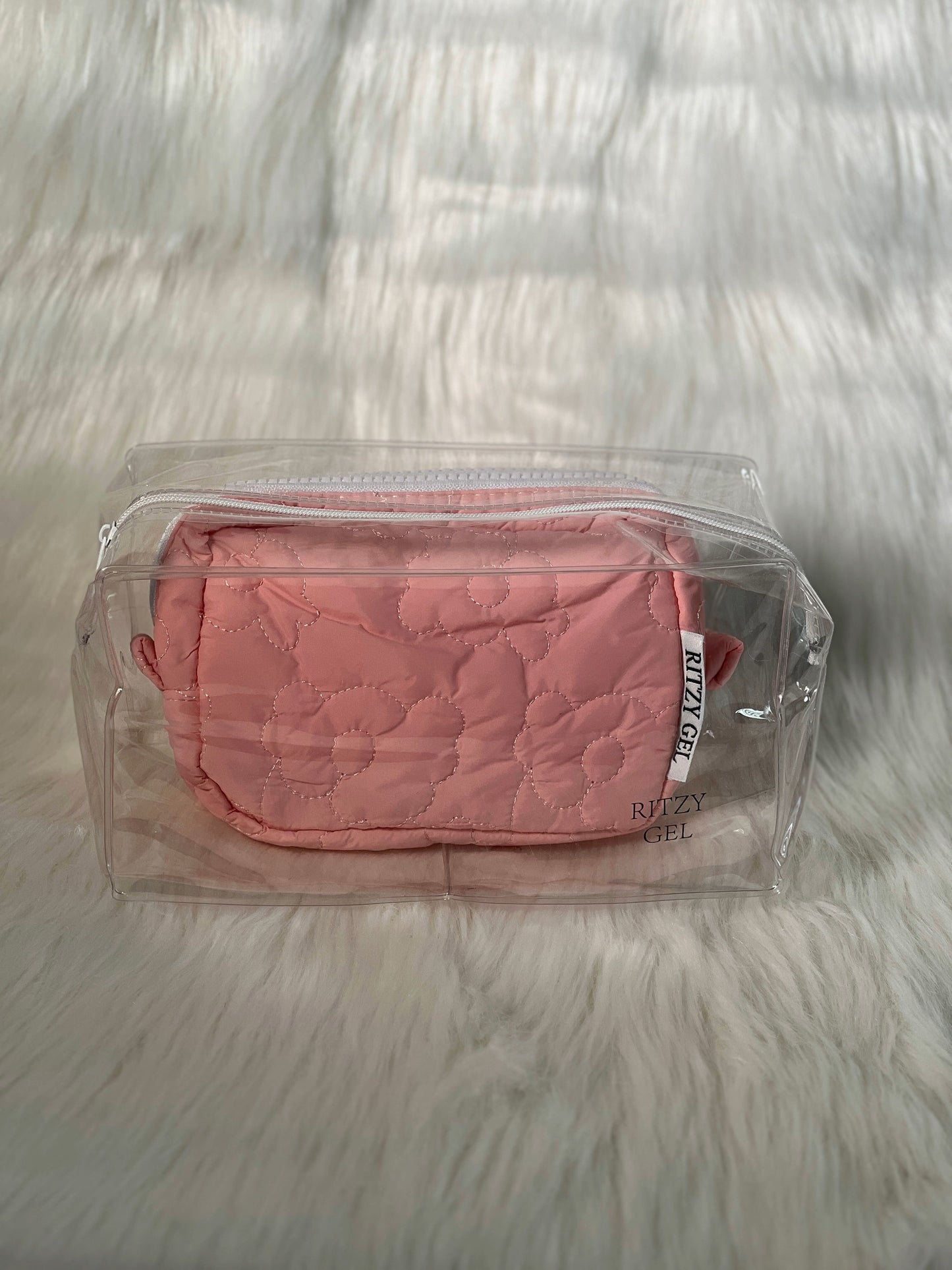 Clear Zipper Bag with Pouch Bag