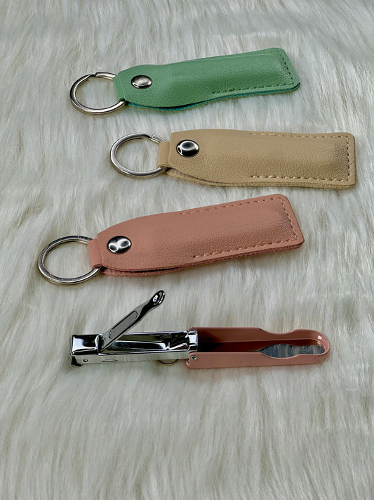 Foldable Nail Clipper with Pouch