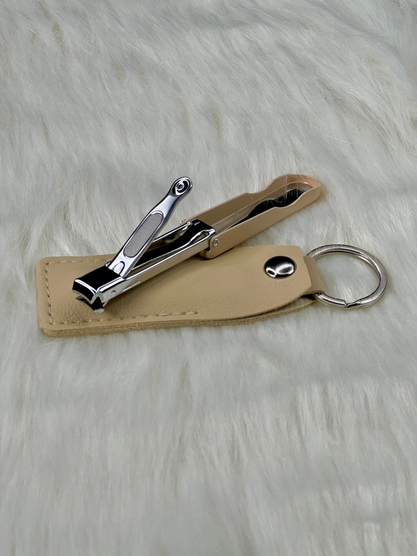 Foldable Nail Clipper with Pouch