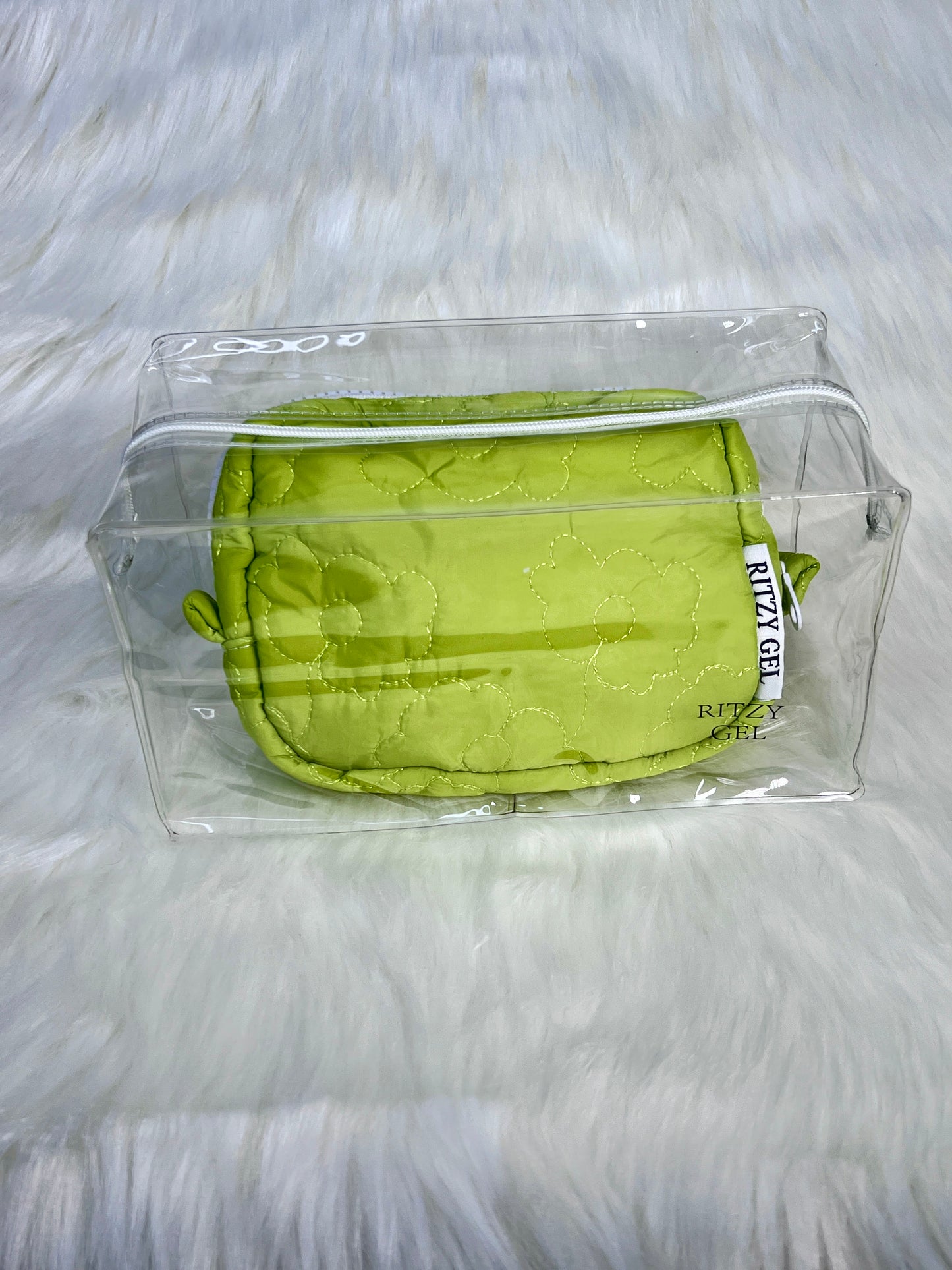 Clear Zipper Bag with Pouch Bag